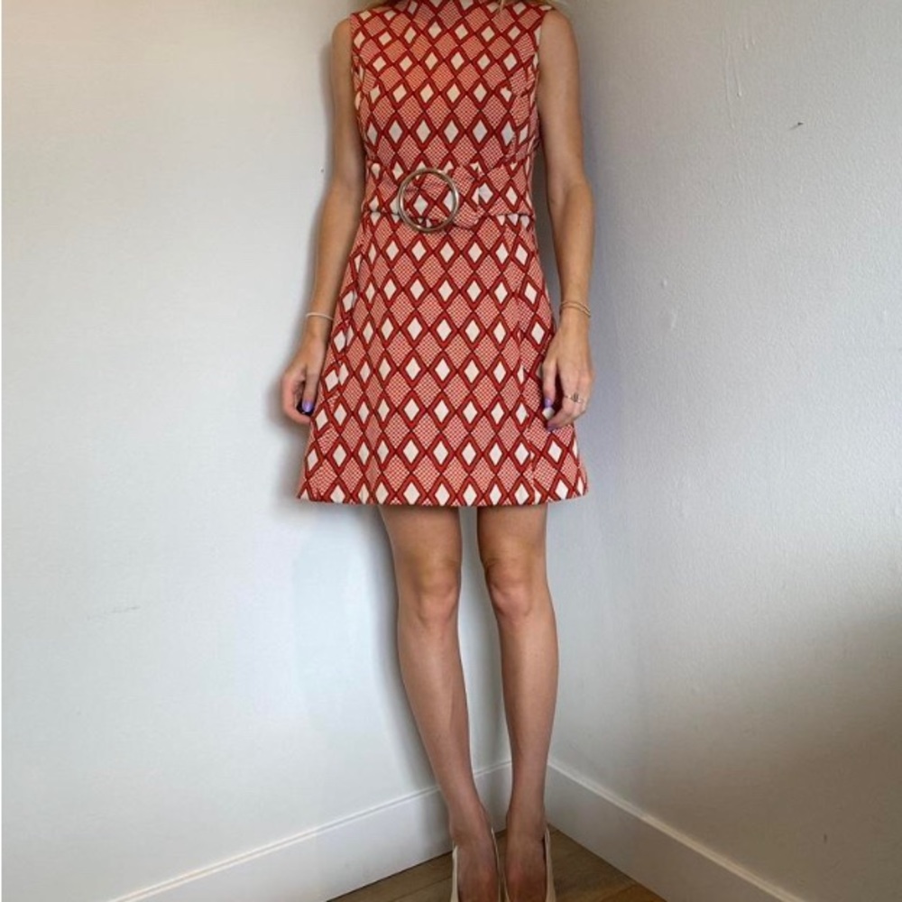 Vintage mod mini dress